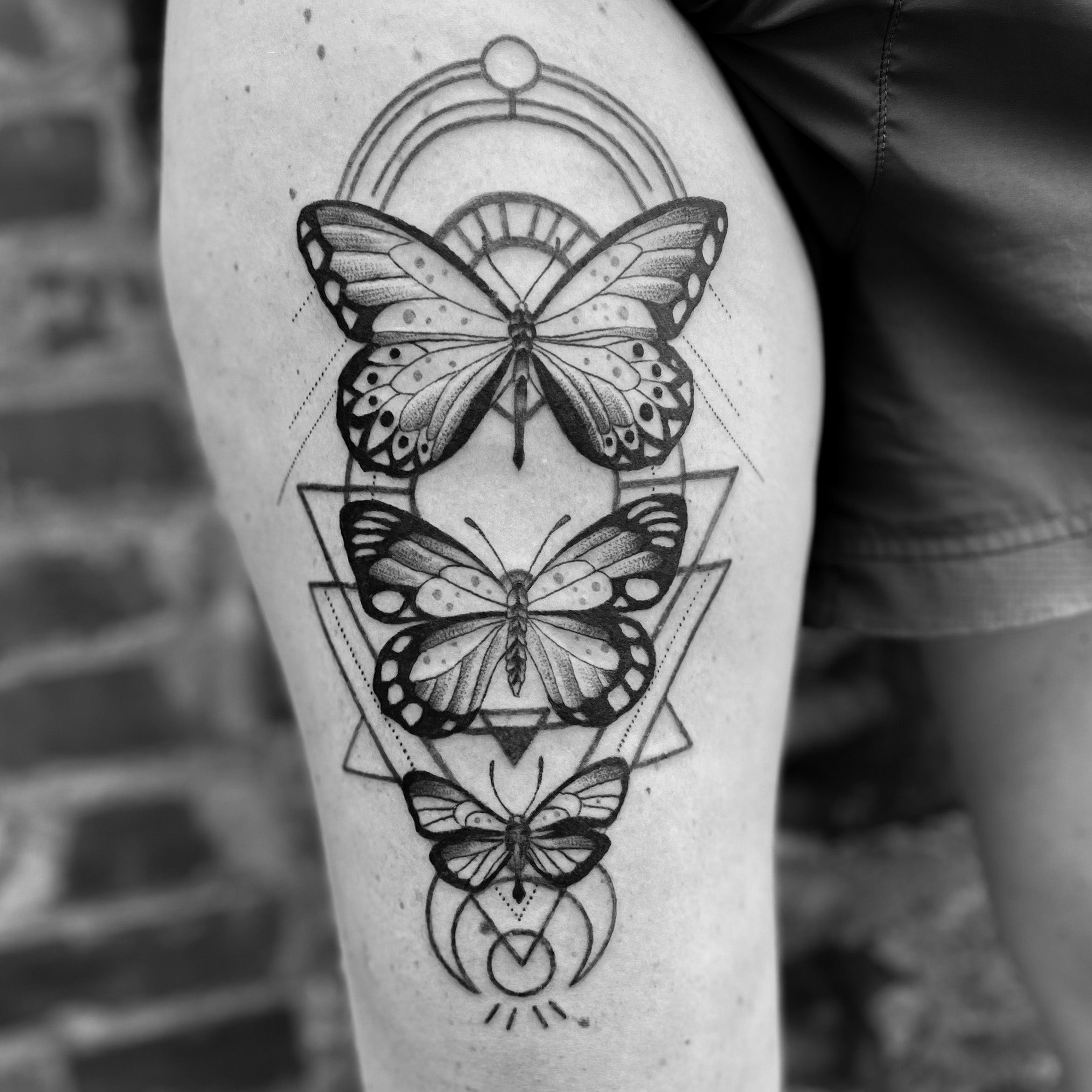 Black & White Tattoos by Shannon Byrd byrdhousestudios
